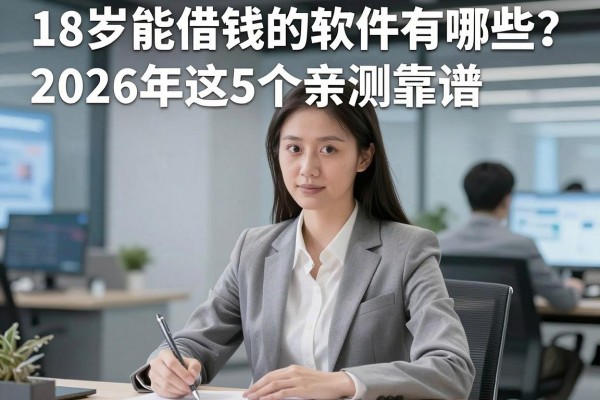 18岁能借钱的软件有哪些?2026年这5个亲测靠谱