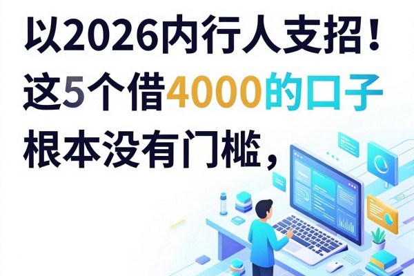 2026内行人支招!这5个借4000的口子,根本没有门槛低的网贷平台 2026内行人支招!这5个借4000的口子,根本没有门槛低的网贷平台
