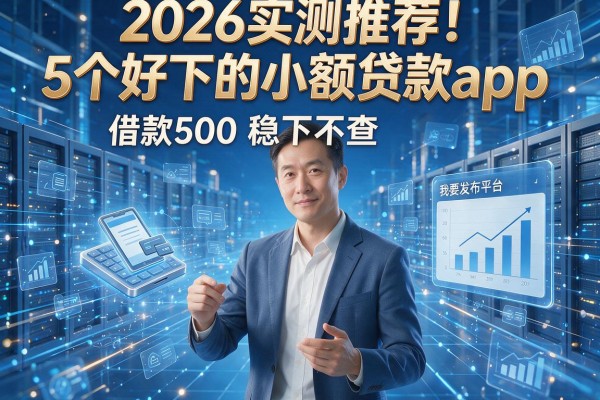 2026实测推荐！5个好下的小额贷款app，借款500稳下不查