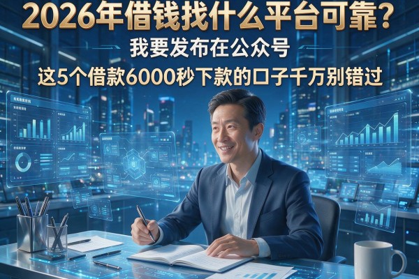 2026年借钱找什么平台可靠?这5个借款6000秒下款的口子千万别错过
