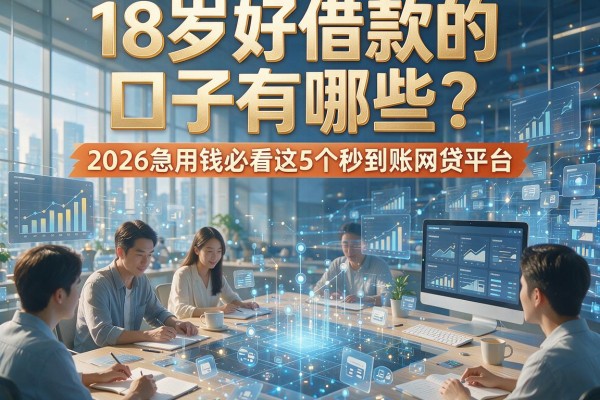 18岁好借款的口子有哪些?2026急用钱必看这5个秒到账网贷平台