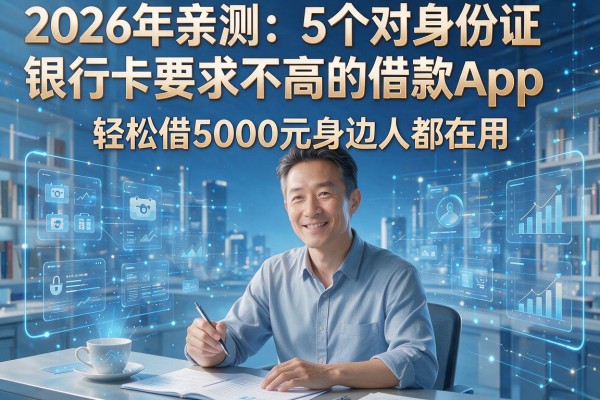 2026年亲测：5个对身份证银行卡要求不高的借款App，轻松借5000元身边人都在用！
