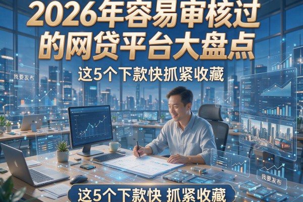 2026年容易审核过的网贷平台大盘点,这5个下款快抓紧收藏!