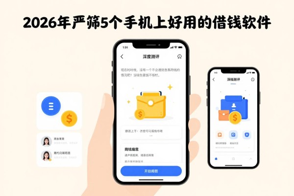 2026年严筛5个手机上好用的借钱软件！深度测评来了