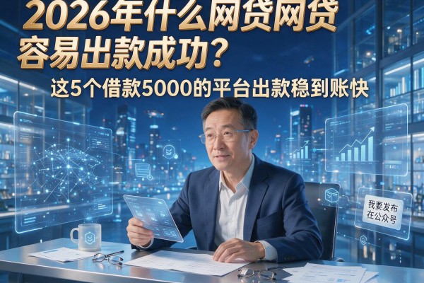 2026年什么网贷容易出款成功？这5个借款5000的平台出款稳到账快