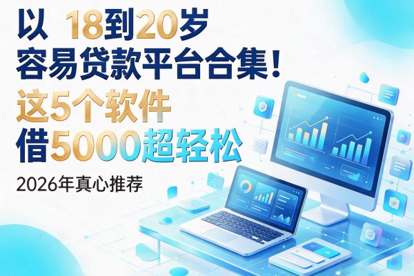 18到20岁容易贷款平台合集!这5个软件借5000超轻松,2026年真心推荐