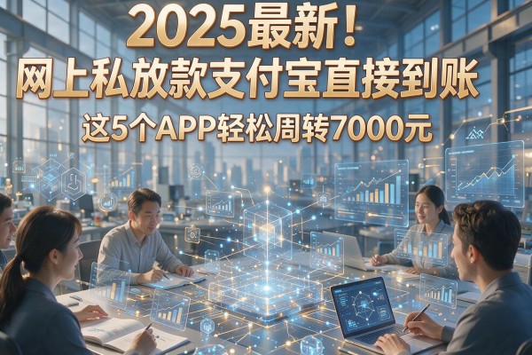 2025最新!网上私人放款支付宝直接到账,这5个APP轻松周转7000元
