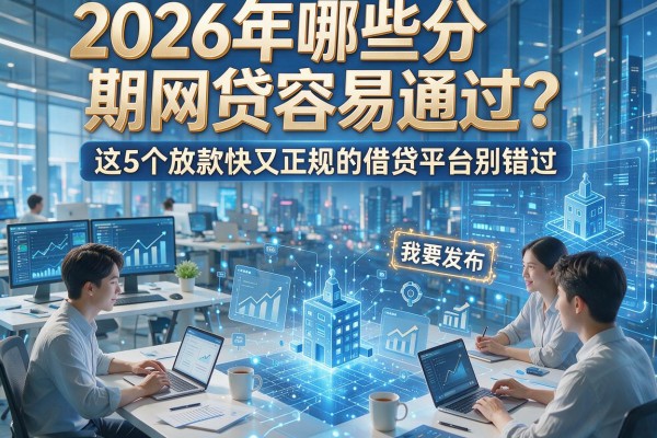 2026年哪些分期网贷容易通过？这5个放款快又正规的借贷平台别错过！