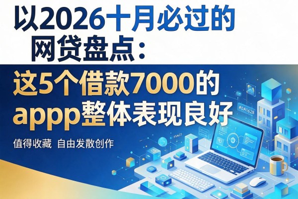 2026十月必过的网贷盘点:这5个借款7000的App整体表现良好,值得收藏