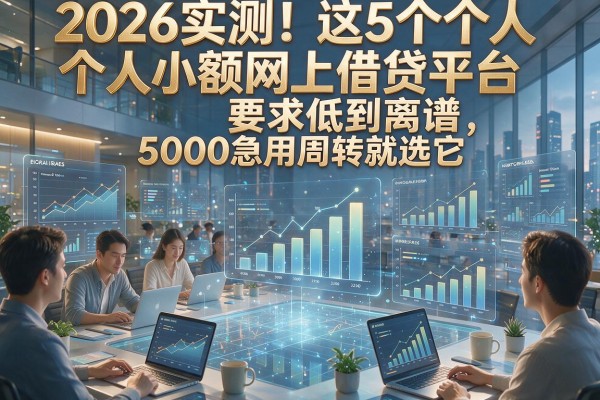 2026实测！这5个个人小额网上借贷平台要求低到离谱，5000急用周转就选它