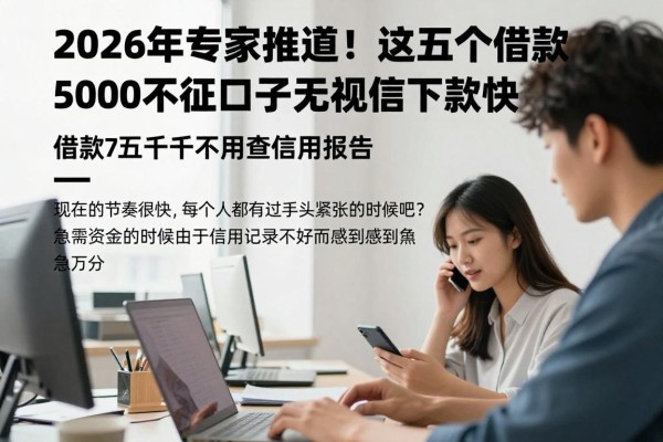 2026年专家推崇!这五个借款5000不看征信的口子,无视征信下款快