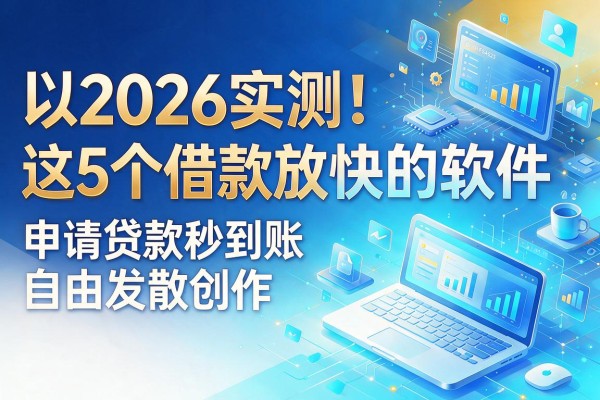 2026实测！这5个借款放款快的软件，申请贷款秒到账