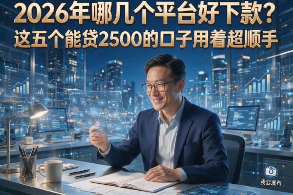 2026年哪几个平台好下款？这五个能贷2500的口子用着超顺手！