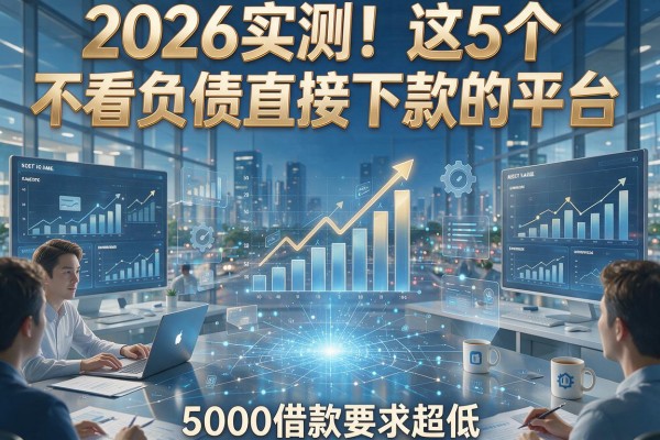 2026实测！这5个不看负债直接下款的平台，5000借款要求超低