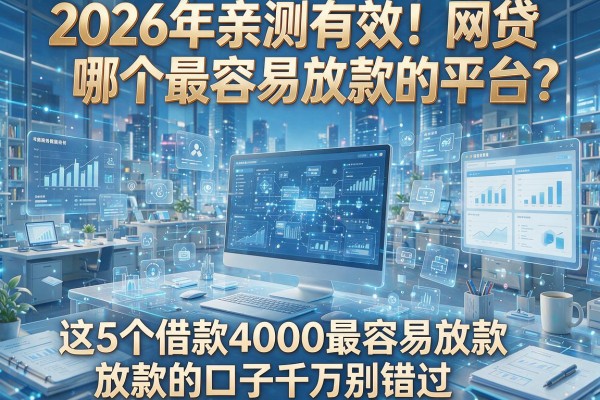 2026年亲测有效!网贷哪个最容易放款的平台?这5个借款4000最容易放款的口子千万别错过