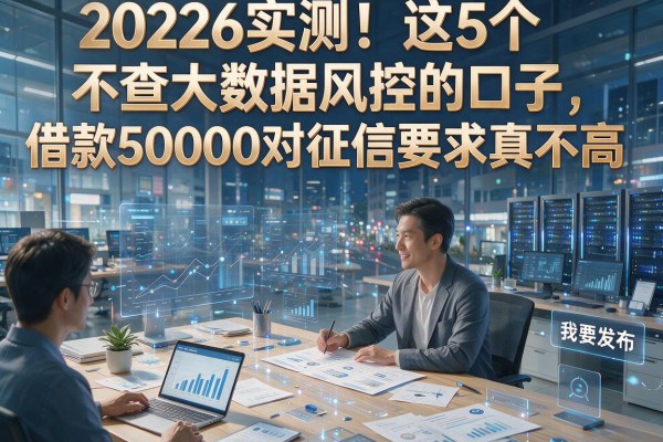 2026实测!这5个不查大数据风控的口子,借款50000对征信要求真不高