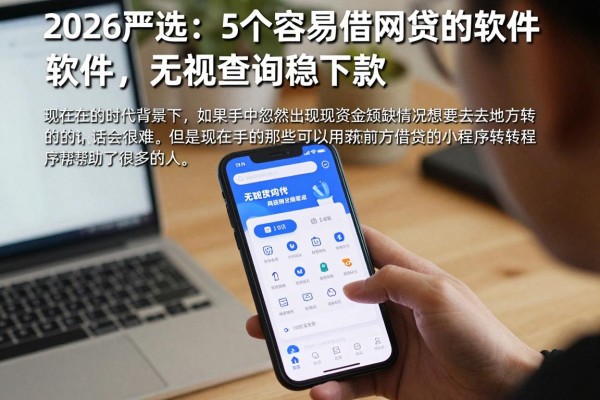 2026严选：5个容易借网贷的软件，无视查询稳下款