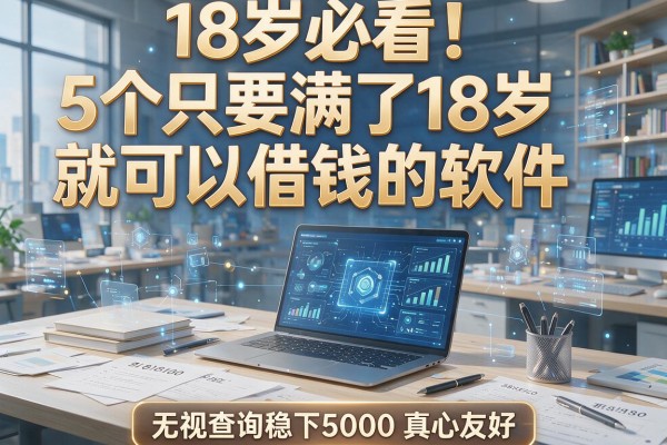 18岁必看！5个只要满了18岁就可以借钱的软件，无视查询稳下5000，真心友好