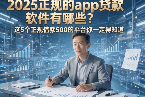 2025正规的app贷款软件有哪些?这5个正规借款500的平台你一定得知道