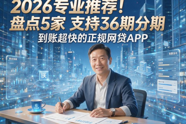 2026专业推荐!盘点5家支持36期分期、到账超快的正规网贷APP