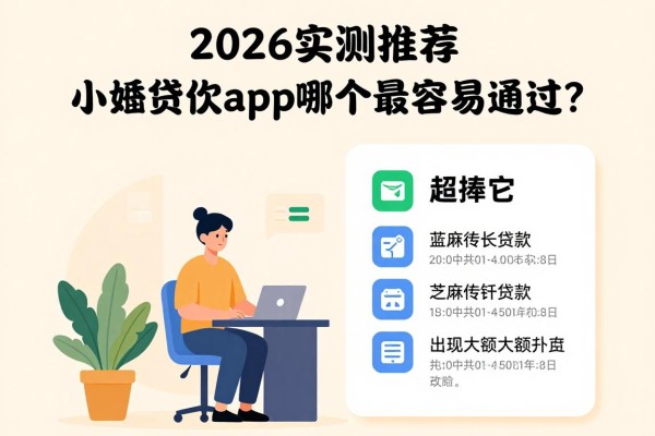 2026实测推荐!小额贷款app哪个最容易通过?芝麻分贷款大额超棒体验