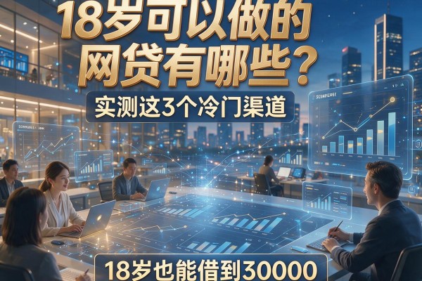 18岁可以做的网贷有哪些?实测这3个冷门渠道,18岁也能借到30000!