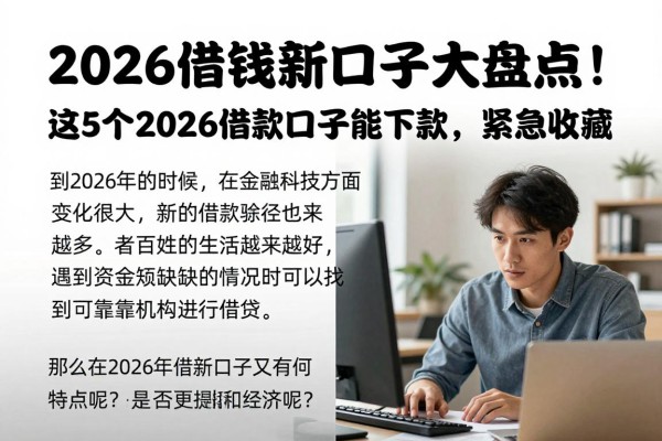 2026借钱新口子大盘点!这5个2026借款口子能下款,紧急收藏