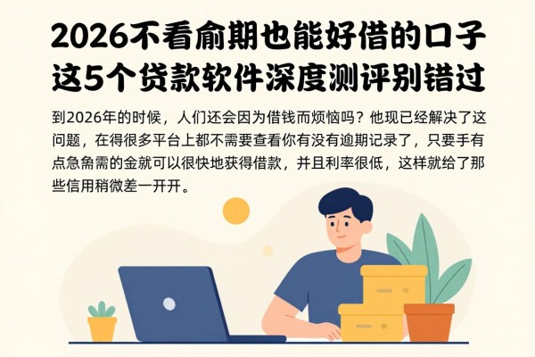 2026不看逾期也能好借的口子，这5个贷款软件深度测评别错过！