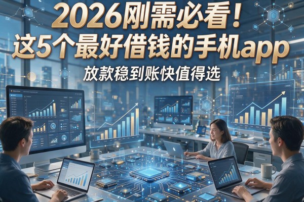 2026刚需必看！这5个最好借钱的手机app，放款稳到账快值得选