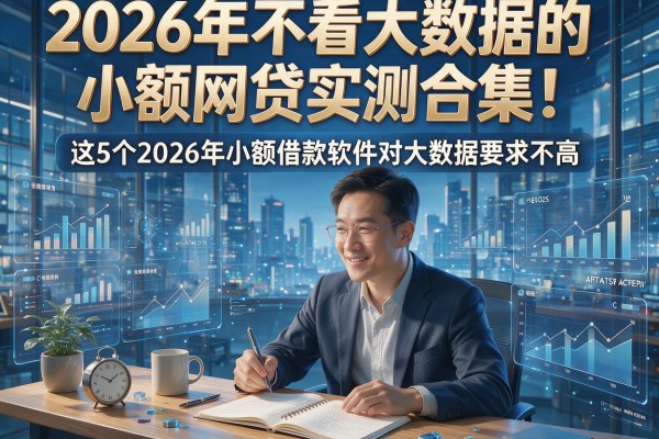 2026年不看大数据的小额网贷实测合集!这5个2026年小额借款软件对大数据要求不高
