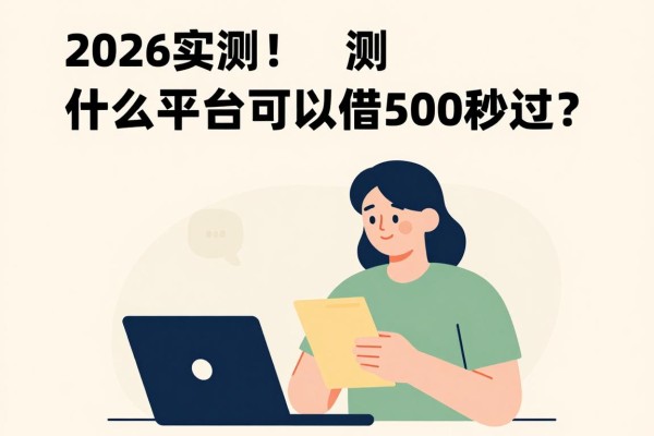 2026实测!什么平台可以借500秒过?这5个无视征信借4000的口子速看