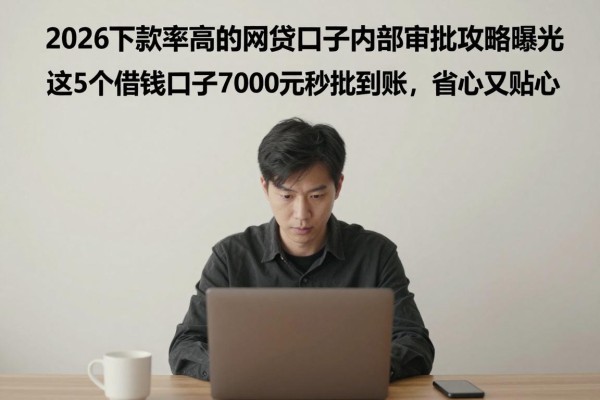 2026下款率高的网贷口子内部审批攻略曝光！这5个借钱口子7000元秒批到账，省心又贴心