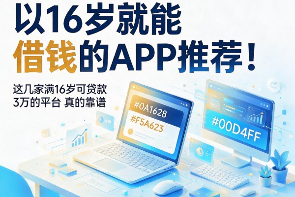 16岁就能借钱的APP推荐！这几家满16岁可贷款3万的平台真的靠谱