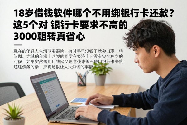 18岁借钱软件哪个不用绑银行卡还款?这5个对银行卡要求不高的3000借款平台,临时周转真省心