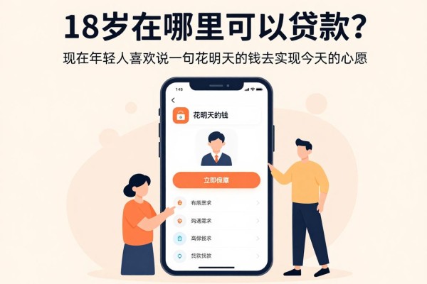 18岁在哪里可以贷款?2026精选5个借款能放款、对年龄要求不高的APP