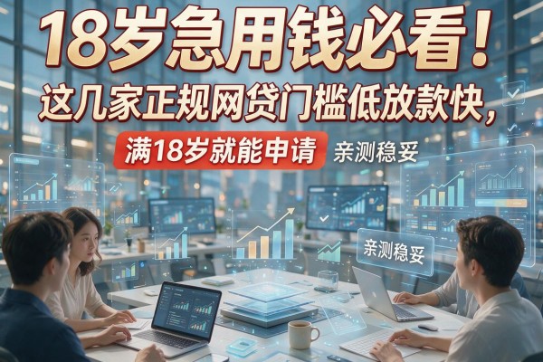 18岁急用钱必看！这几家正规网贷门槛低放款快，满18岁就能申请，亲测稳妥