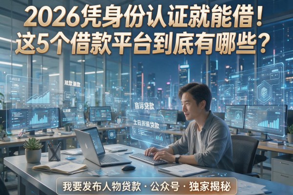 2026凭身份认证就能借！这5个借款平台到底有哪些？独家揭秘！