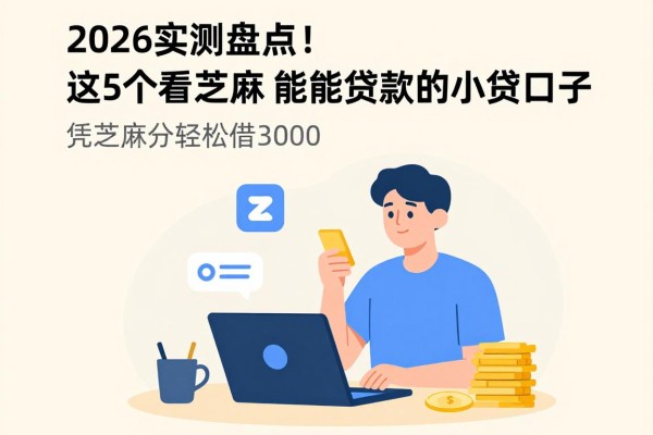 2026实测盘点！这5个看芝麻信用能贷款的小贷口子，凭芝麻分轻松借3000