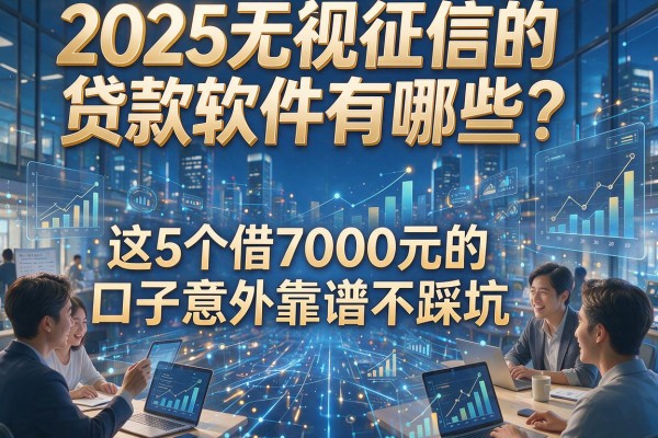 2025无视征信的贷款软件有哪些?这5个借7000元的口子意外靠谱不踩坑!