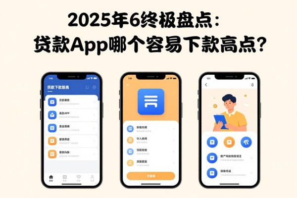 2025年6终极盘点:贷款app哪个容易下款高点?这五个秒放平台额度高、到账快