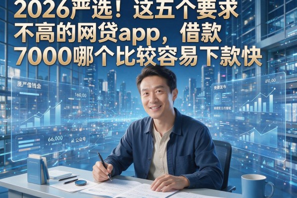 2026严选！这五个要求不高的网贷app，借款7000哪个比较容易下款快