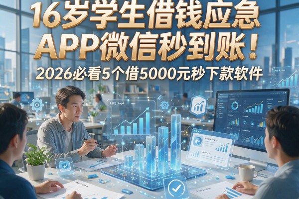 16岁学生借钱应急APP微信秒到账！2026必看5个借5000元秒下款软件