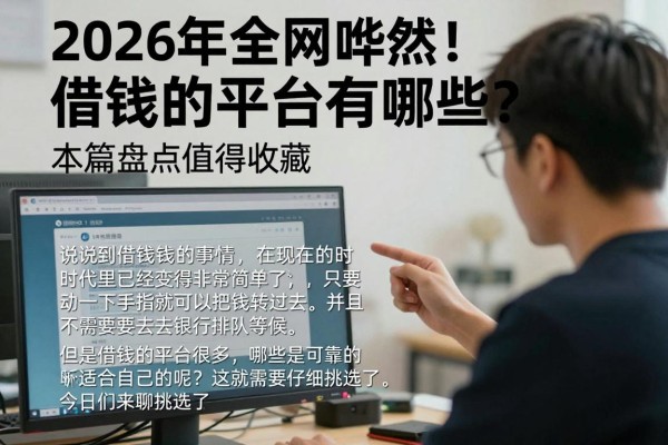 2026年全网哗然！借钱的平台有哪些？本篇盘点值得收藏！