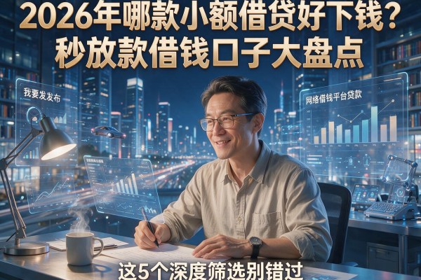 2026年哪款小额借贷好下钱?秒放款借钱口子大盘点,这5个深度筛选别错过!