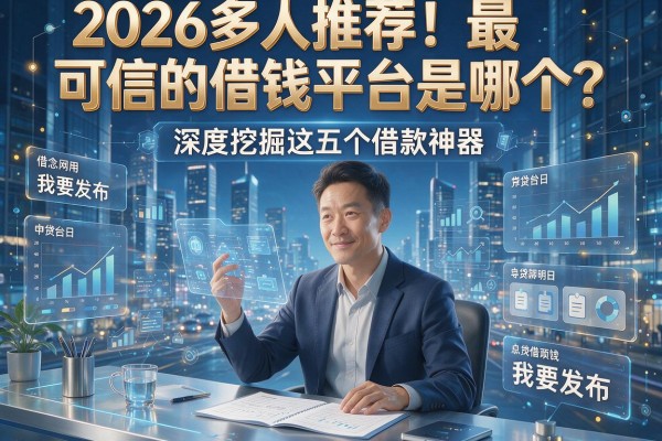 2026多人推荐!最可信的借钱平台是哪个?深度挖掘这五个借款神器
