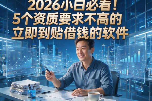 2026小白必看!5个资质要求不高的立即到账借钱的软件