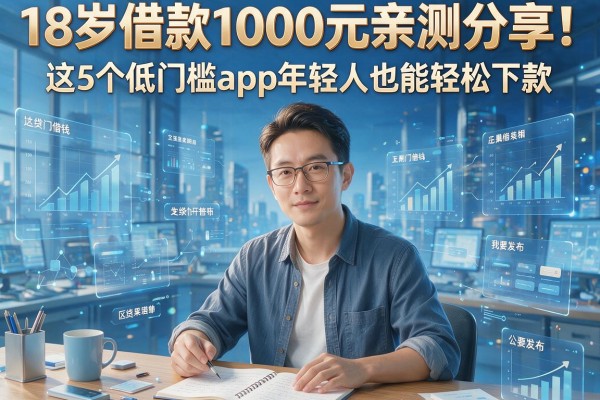 18岁借款1000元亲测分享!这5个低门槛App年轻人也能轻松下款