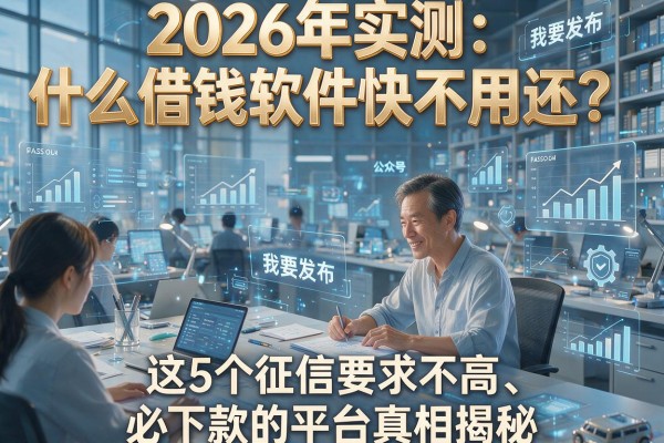 2026年实测：什么借钱软件快不用还？这5个征信要求不高、必下款的平台真相揭秘