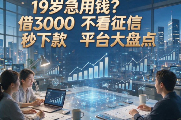 19岁急用钱？借3000不看征信秒下款平台大盘点