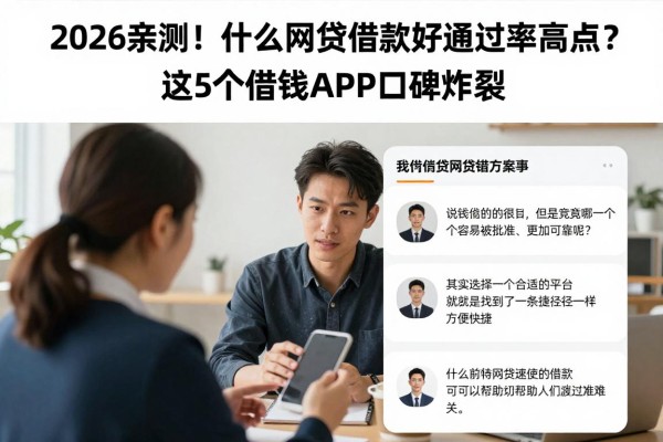2026亲测!什么网贷借款好通过率高点?这5个借钱APP口碑炸裂